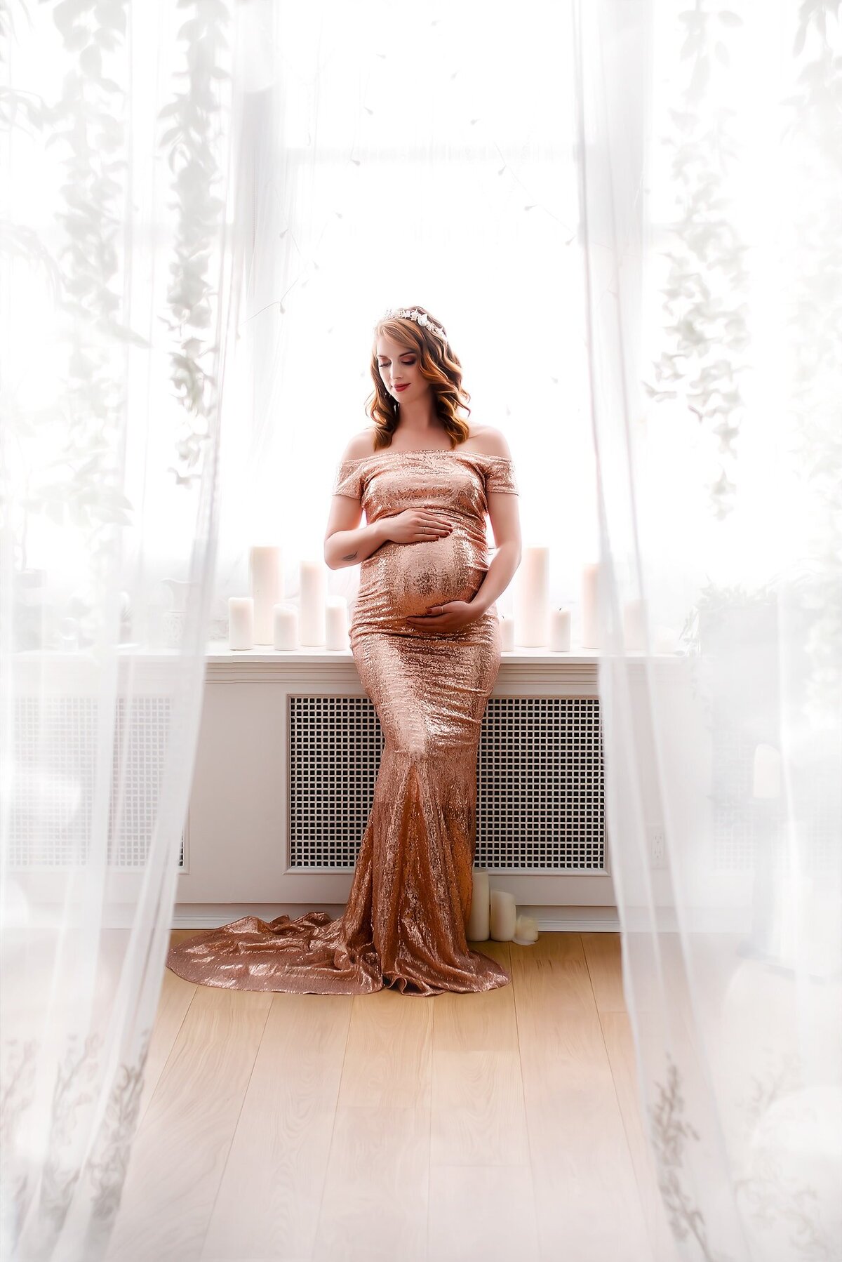 Vancouver Natural Light Studio Maternity Photography