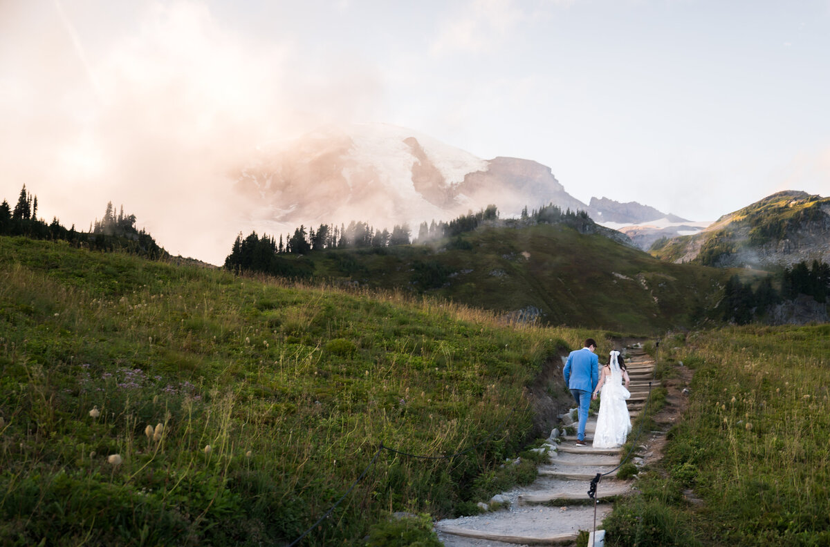 Mt Rainier National Park Elopement Photographer