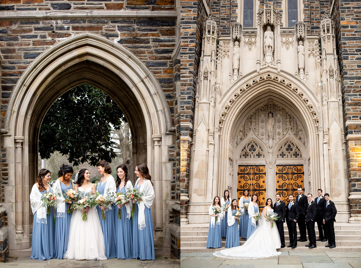 Duke University Chapel wedding in Durham