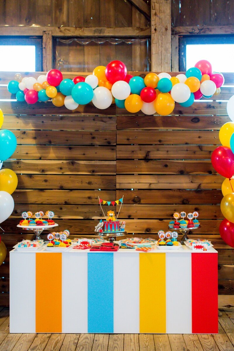 Circus Themed 1st Birthday Indianapolis Party Planner_0048