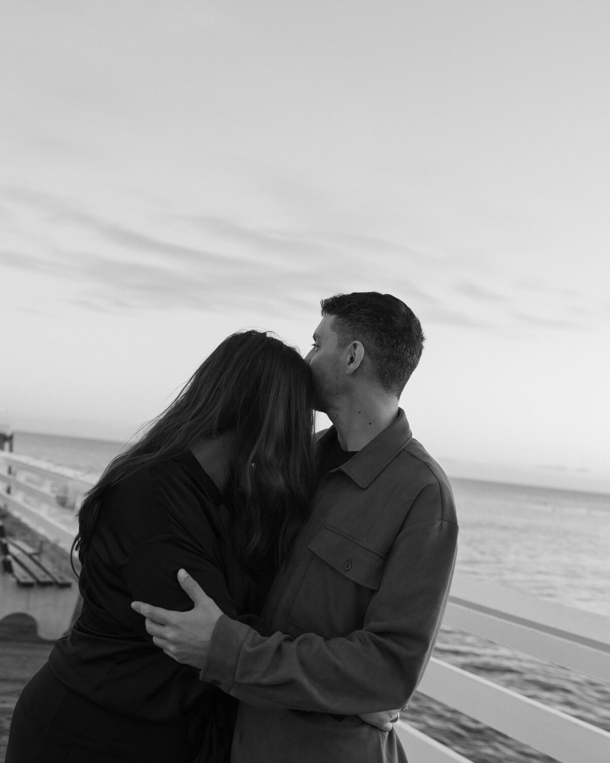 Malibu Pier Engagement Photos, Malibu Documentary Photographer, California Wedding Photographer-08