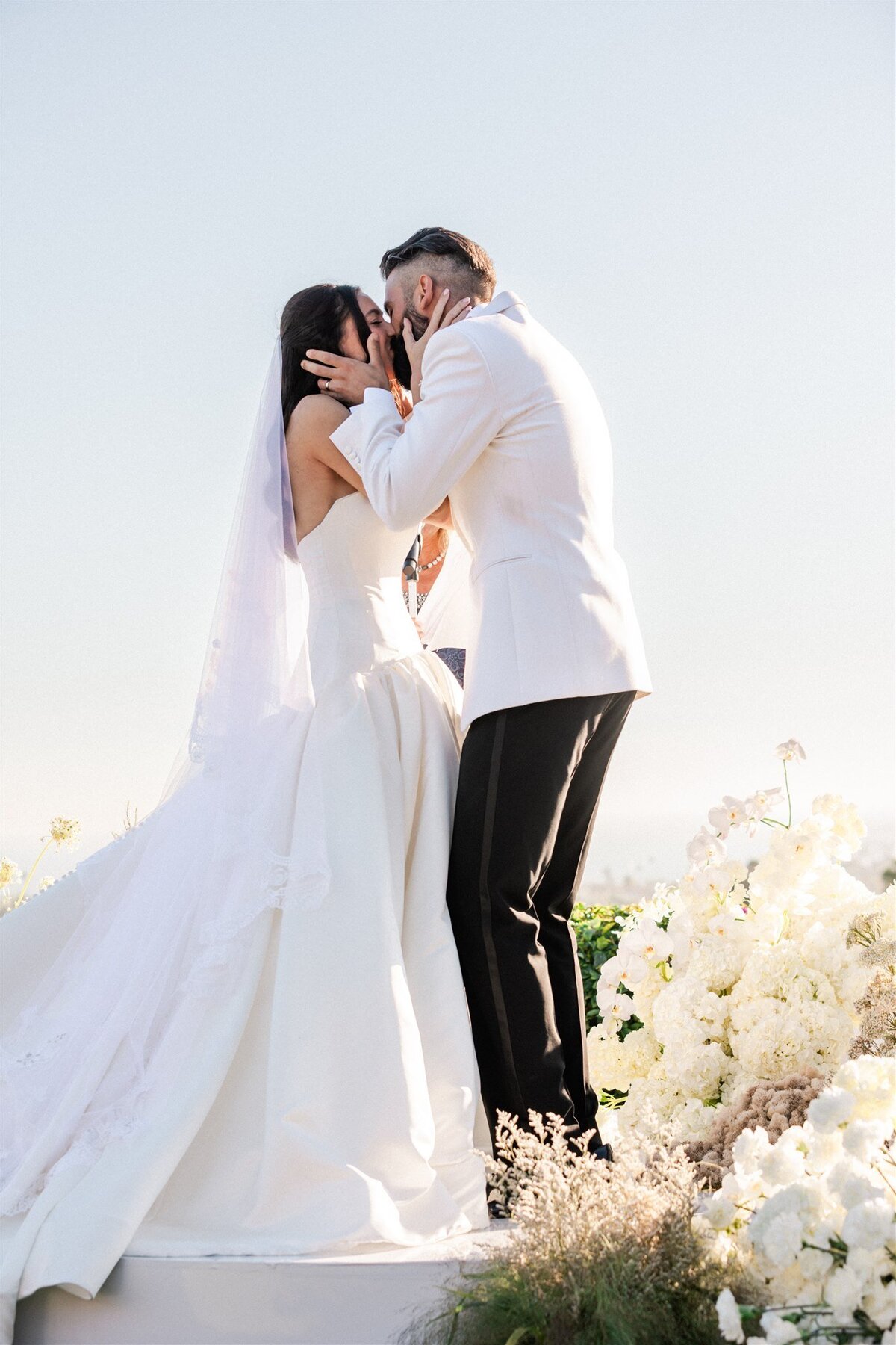 Faye Fern Creative | Destination Wedding Design, Planning + Production |  Montecito Club Luxury Persian Wedding | Santa Barbara | Minimalist, Elegant + Ethereal Wedding Ceremony