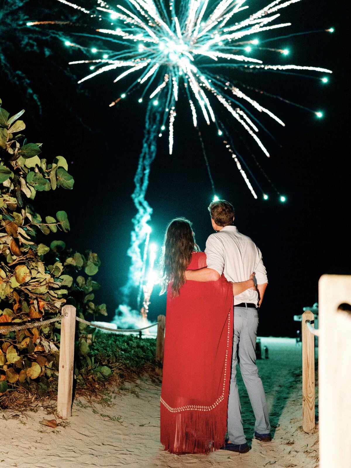 Miami Faena Wedding Fireworks