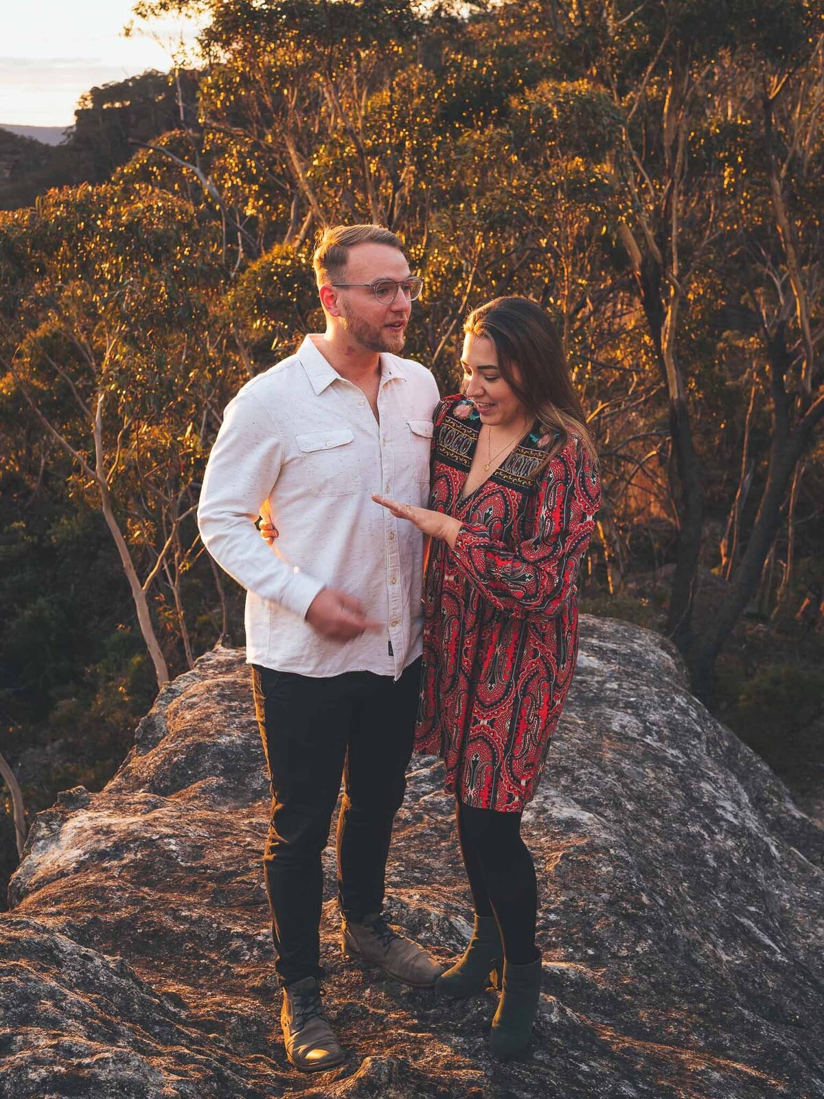Blue Mountains Sunset Proposal Photography-14