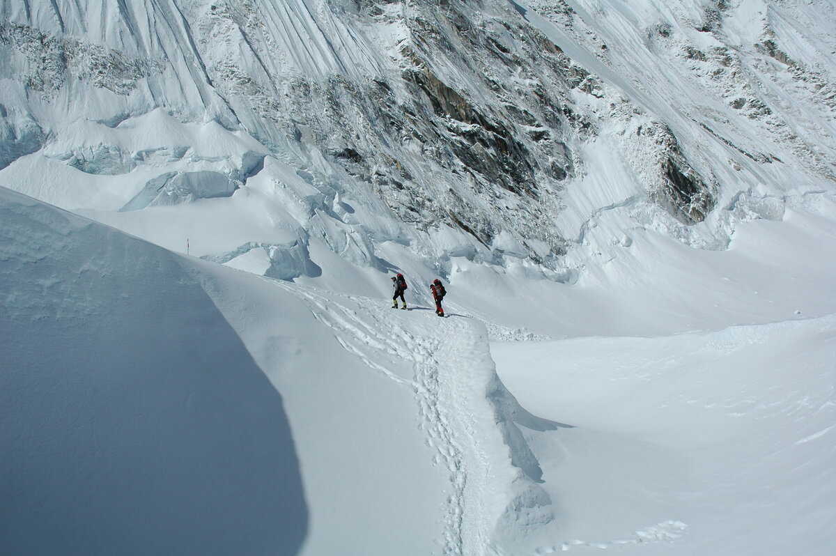 Harry Farthing and Rhys Jones on Mt. Everest