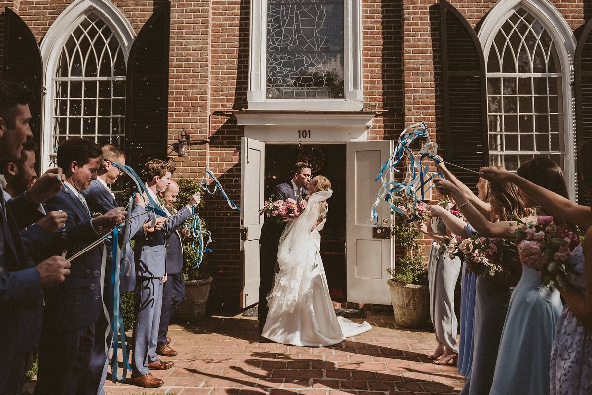 Event-Planning-Dc-Wedding-Middleburg-Virginia-Church-Wedding-first-kiss