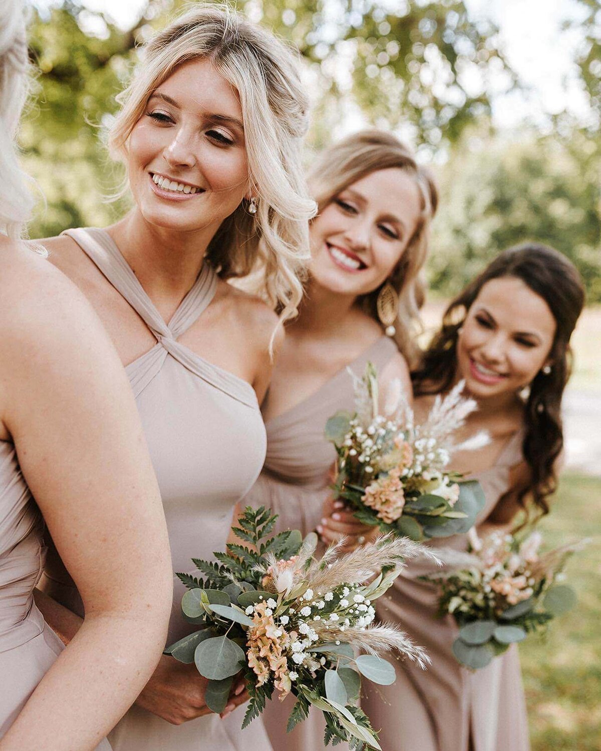 Natalie Brown wedding - bridesmaids