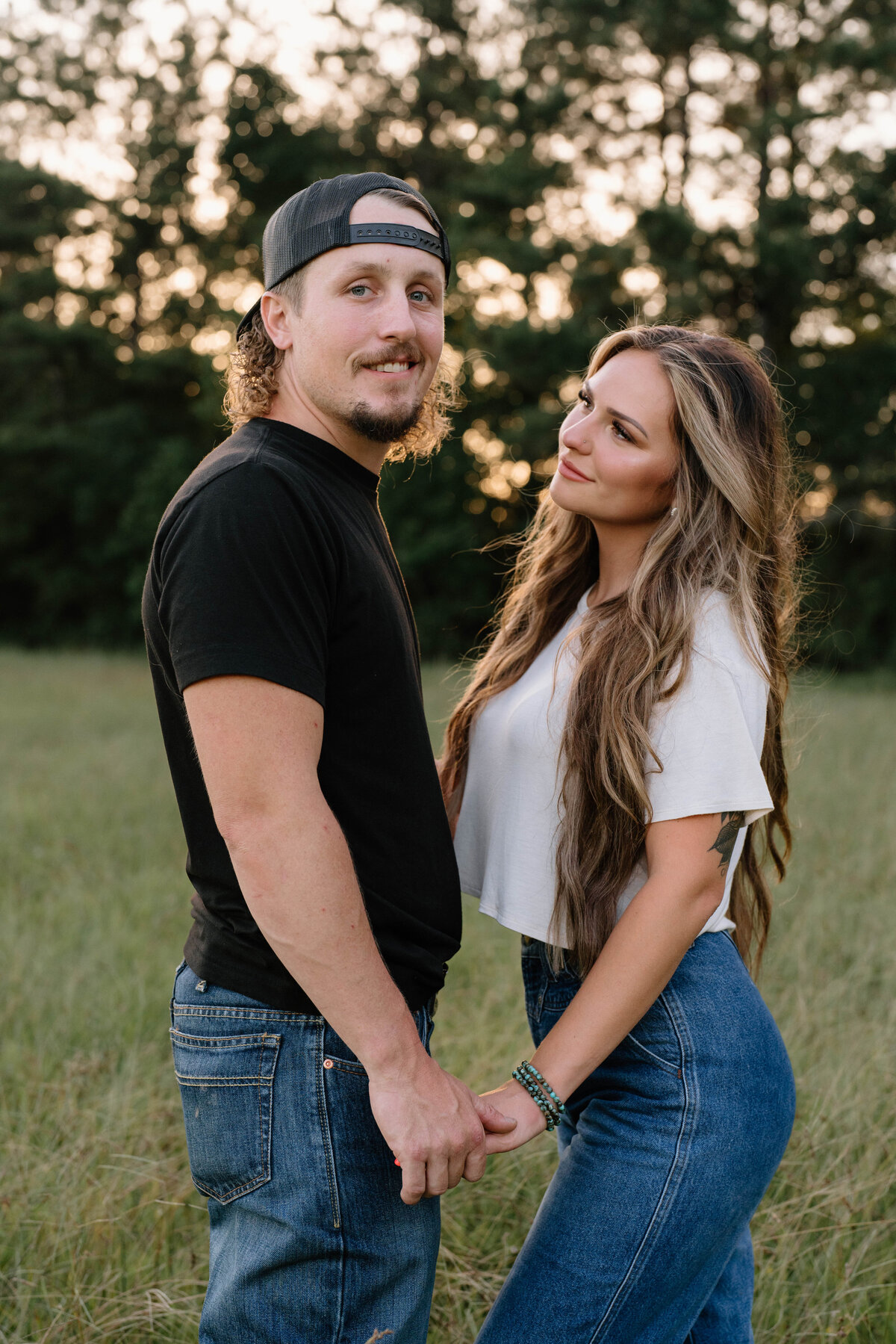Orangefield Texas_Couple Session Field_Courtney LaSalle Photography-29