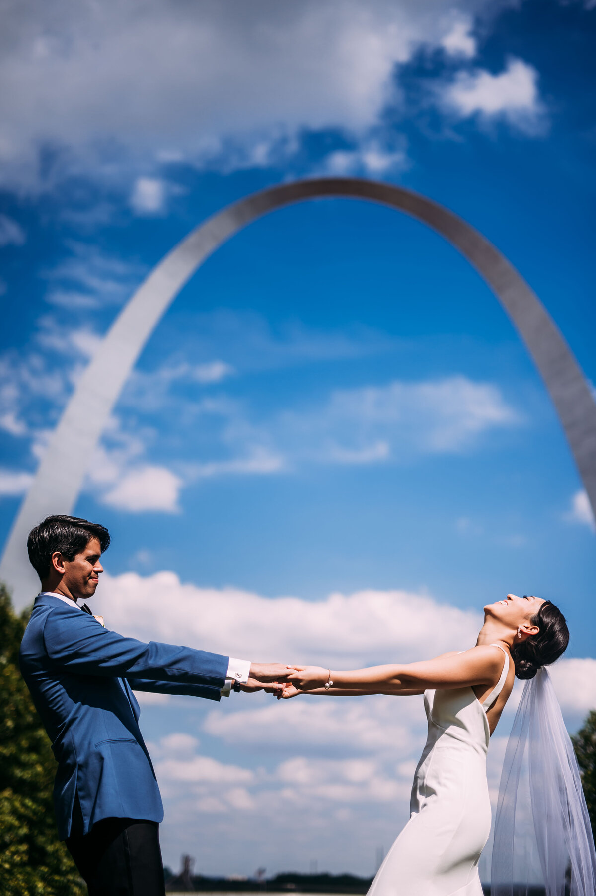 wedding photography at the arch in st louis missouri