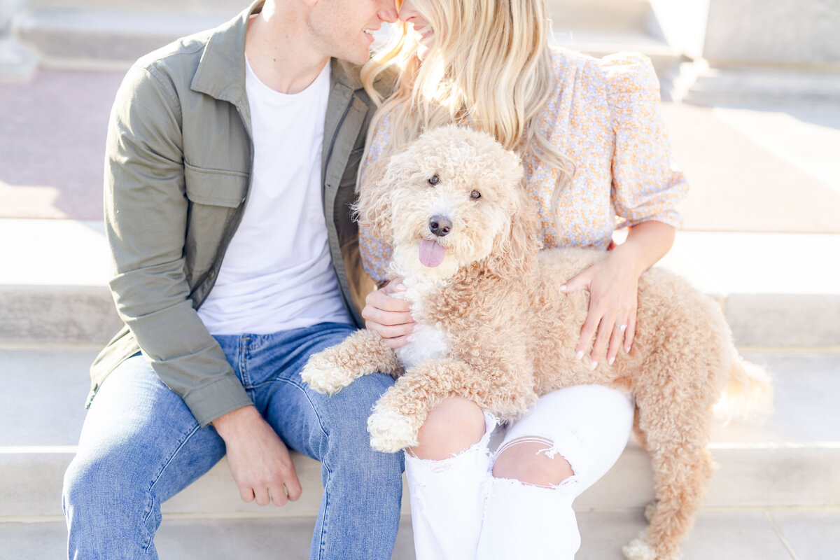 Engagement-session-with-pets-in-carmel-indiana