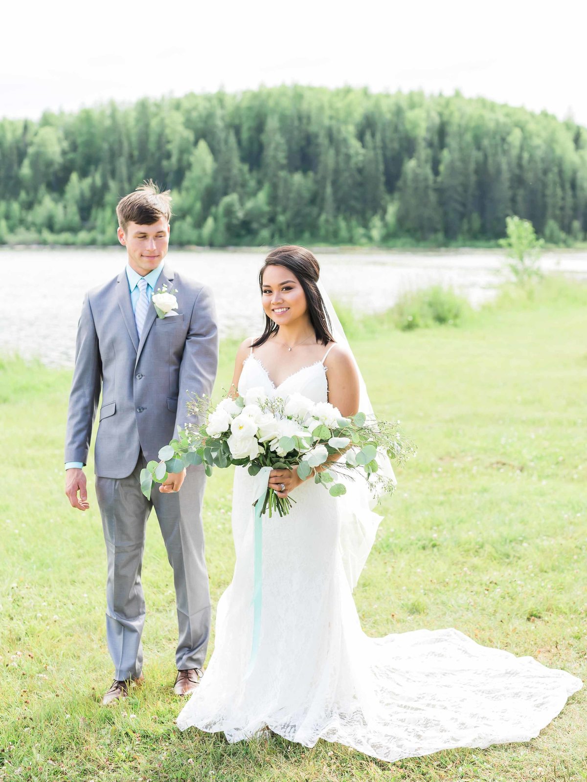 Zhelly & Daniel Wedding - Otter Lake- Alaska-35