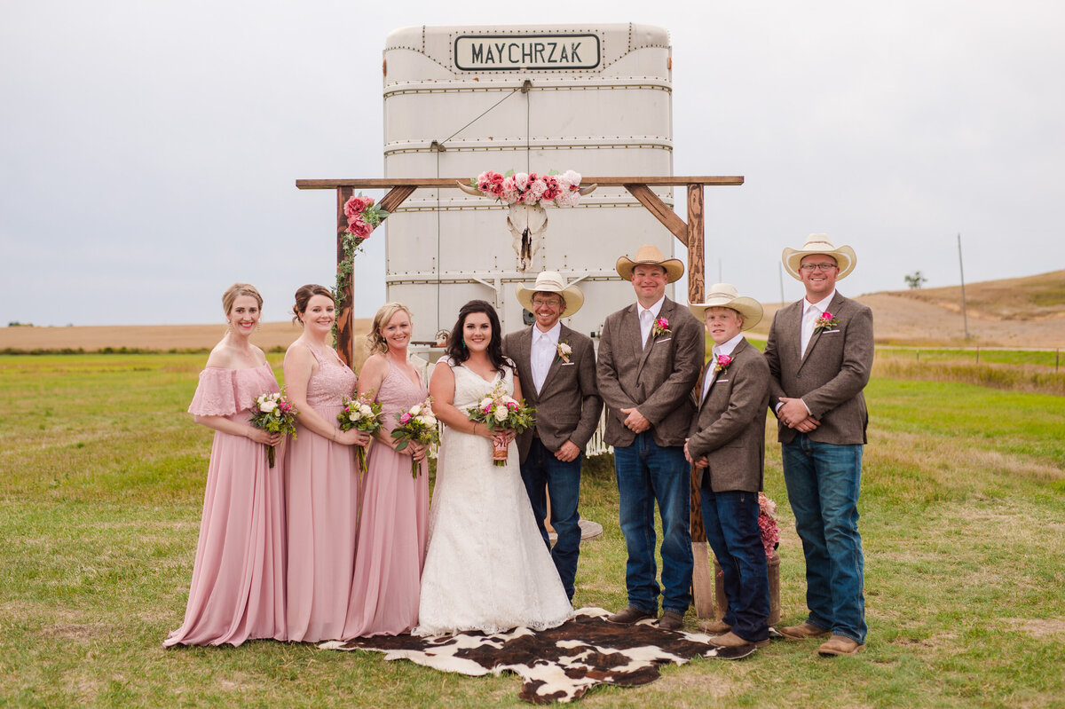 western ranch wedding open feild flint hills manhattan kansas wedding photographer-1