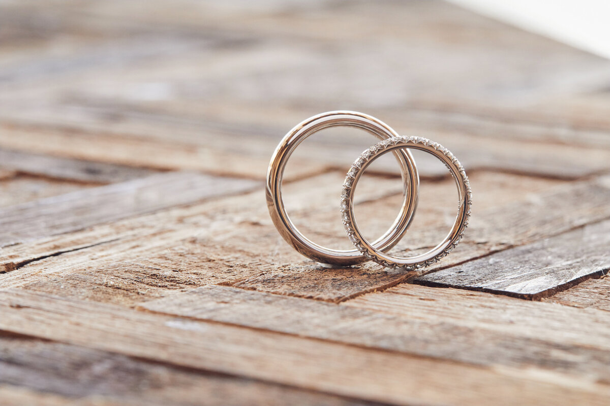 Wedding rings detail image