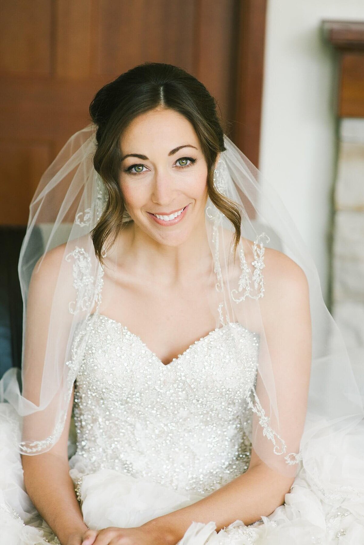 bride gets ready Everline resort Palisades Tahoe