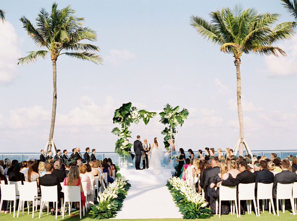 Palm Beach Resort Wedding Ceremony