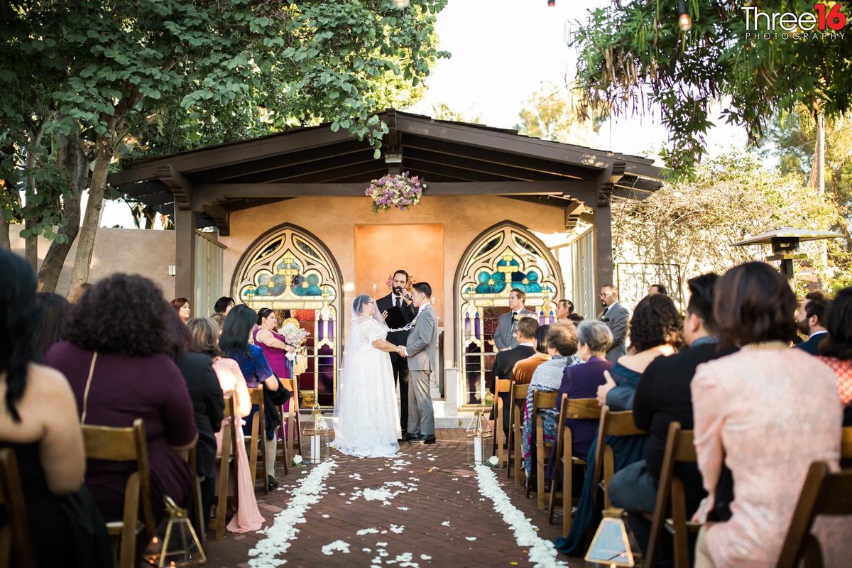 Wedding Ceremony in action at El Adobe de Capistrano