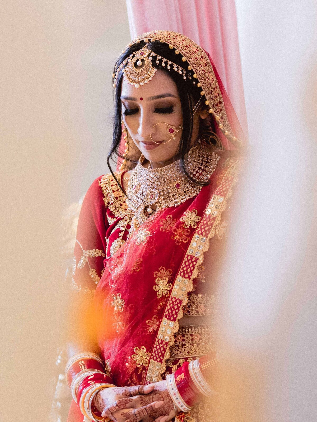 Indian bride portrait