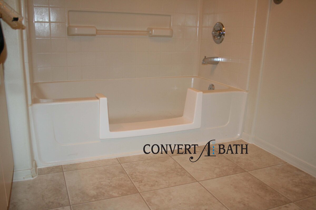 Convertabath tub to shower insert