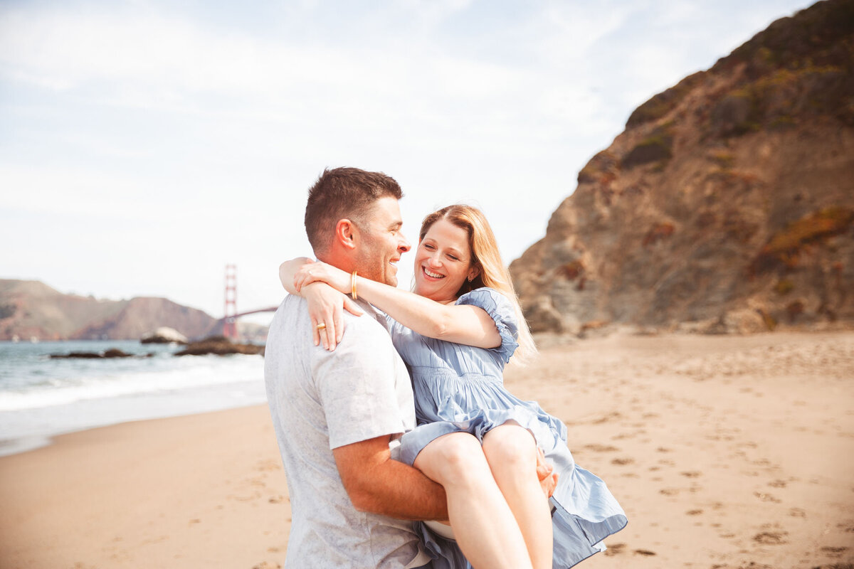 Luke and Leigh Huther-Flytographer-10 Year Anniversary-Baker Beach-San Francisco-Emily Pillon Photography-S-051222-07