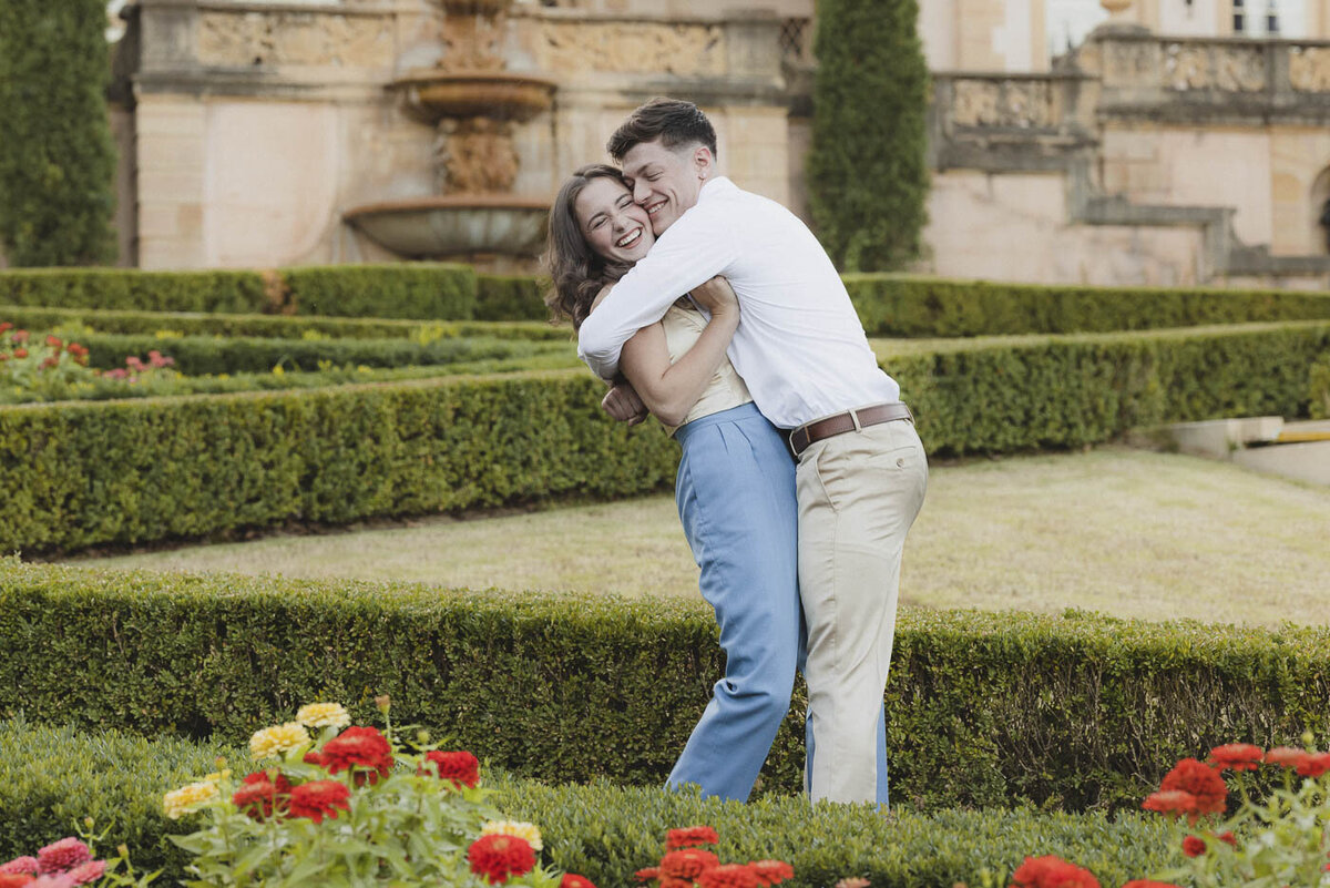 Lily & Skyler - Philbrook Museum of Art Engagement Session-23
