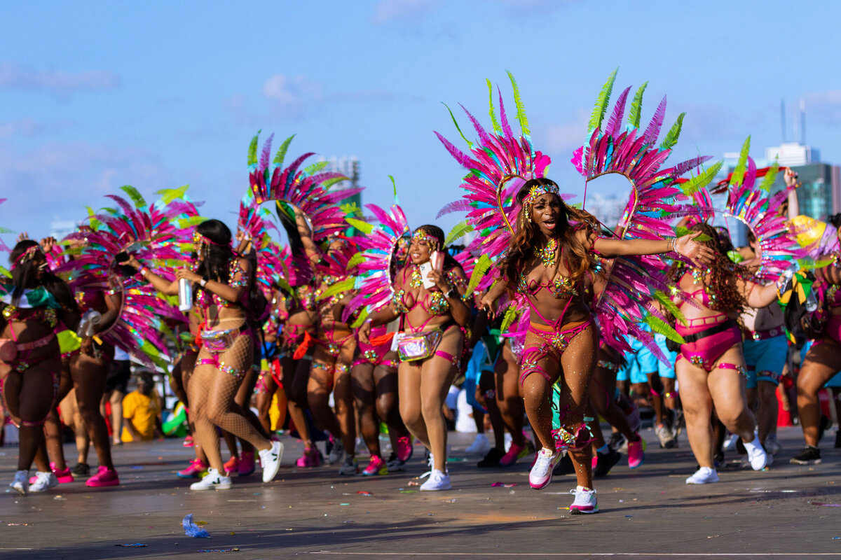 Photos of Masqueraders from Toronto Carnival 2023 - Sunlime Mas Band - Medium Band of The Year 2023-040