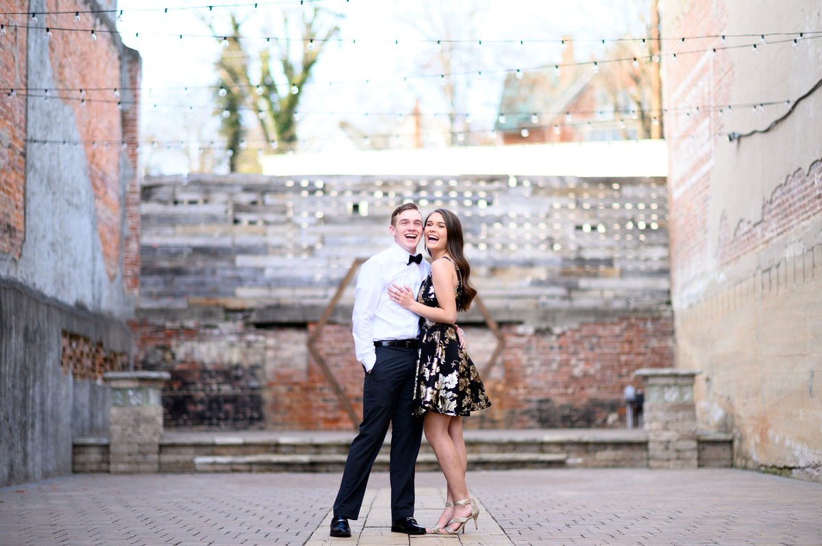 engaged-couple-laughing-coley-hall