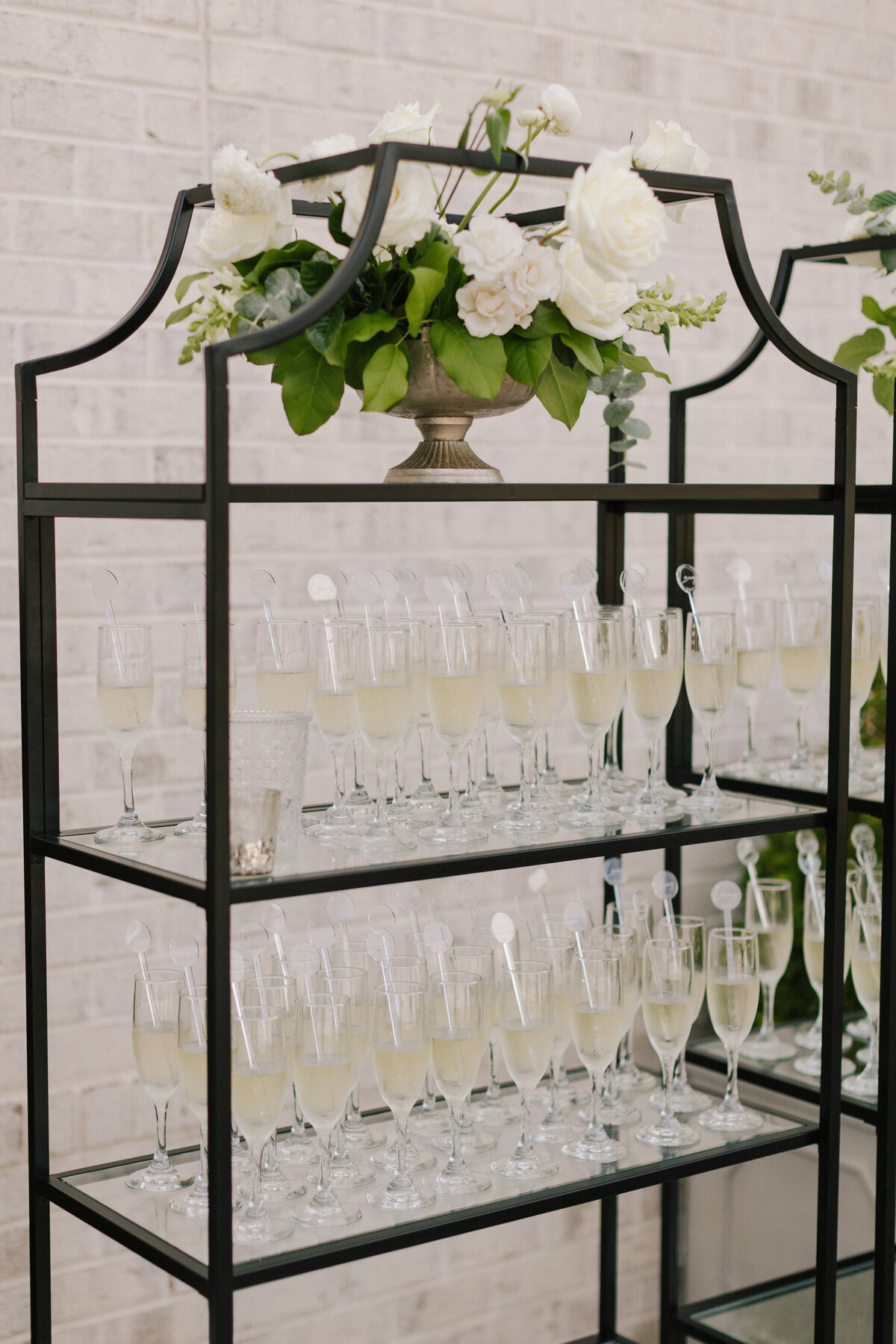 champagne welcome display