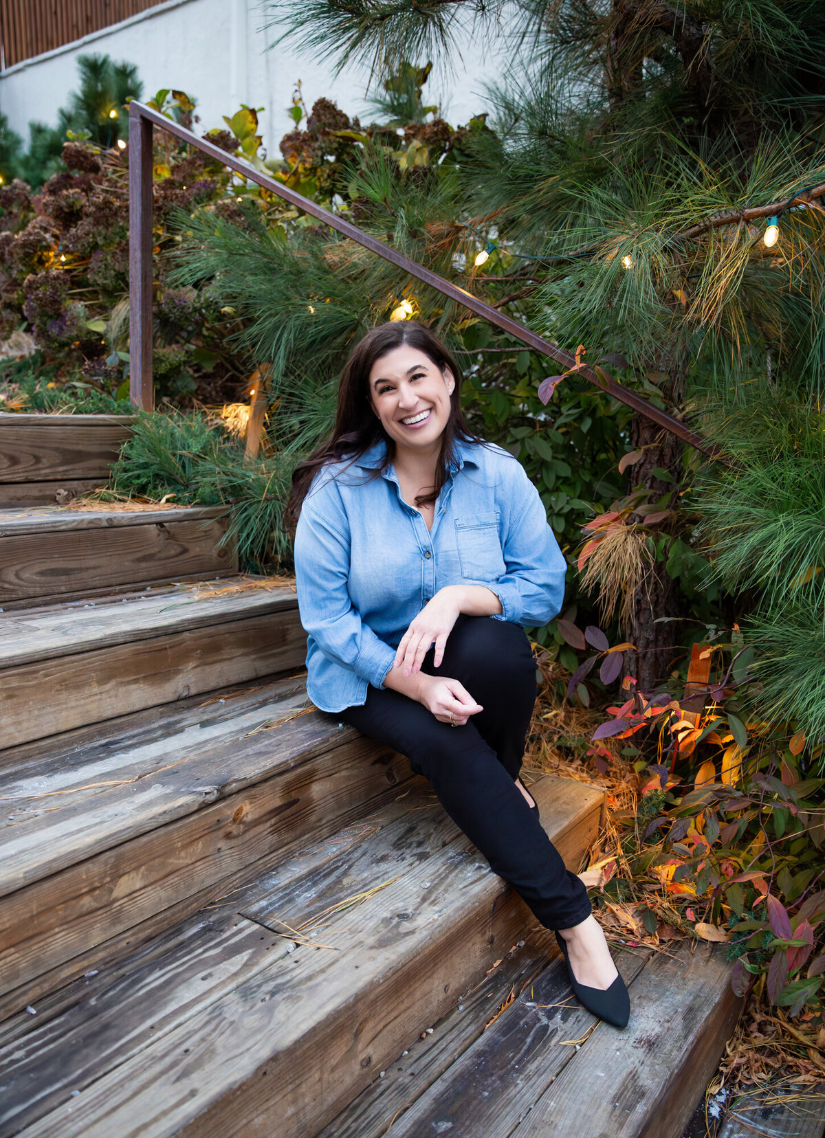 A-client-is-happy-and-having-fun-during-her-branding-session-with-ingrid-berrios-photography-in-baltimore