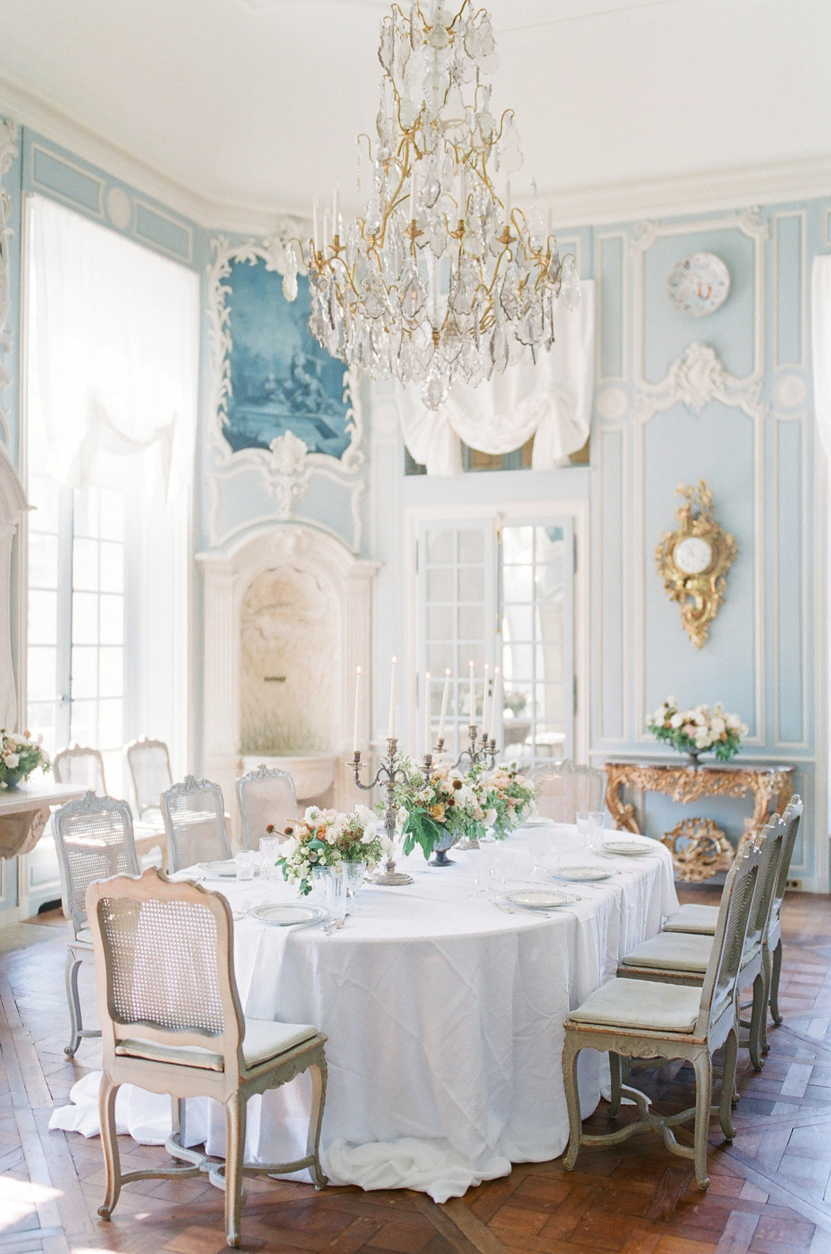 Château de Villette Wedding Reception Table