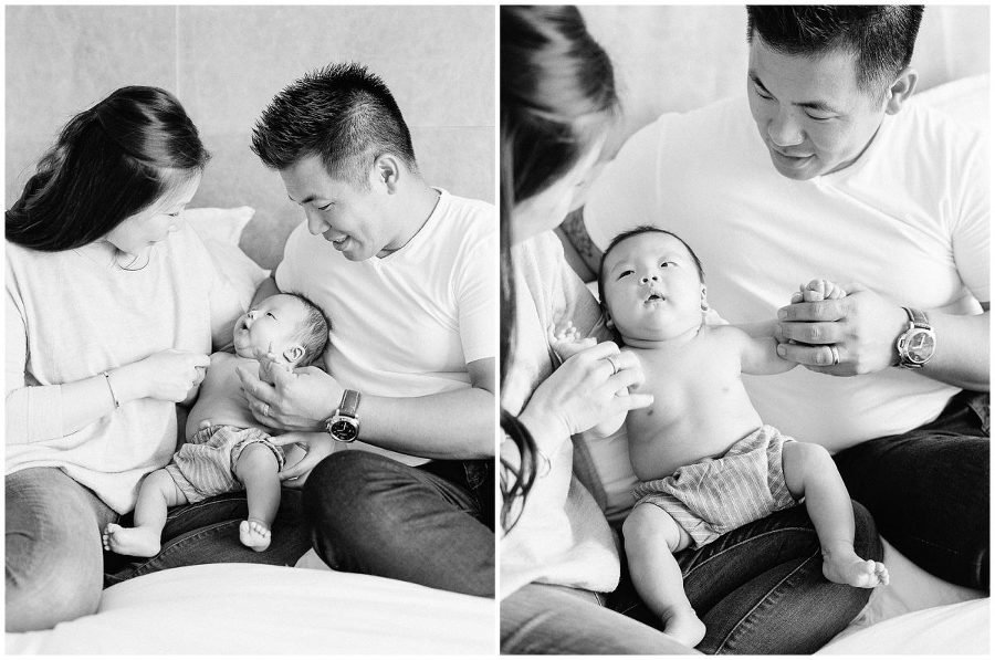 newborn family photos in los angeles