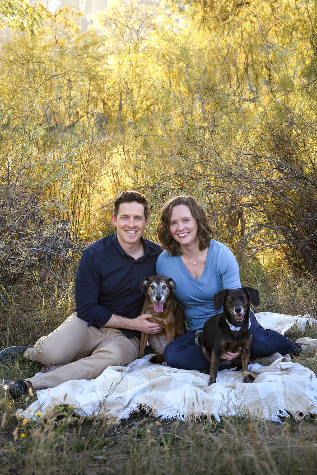 Couple-with-Two-Dogs-Englewood-Colorado