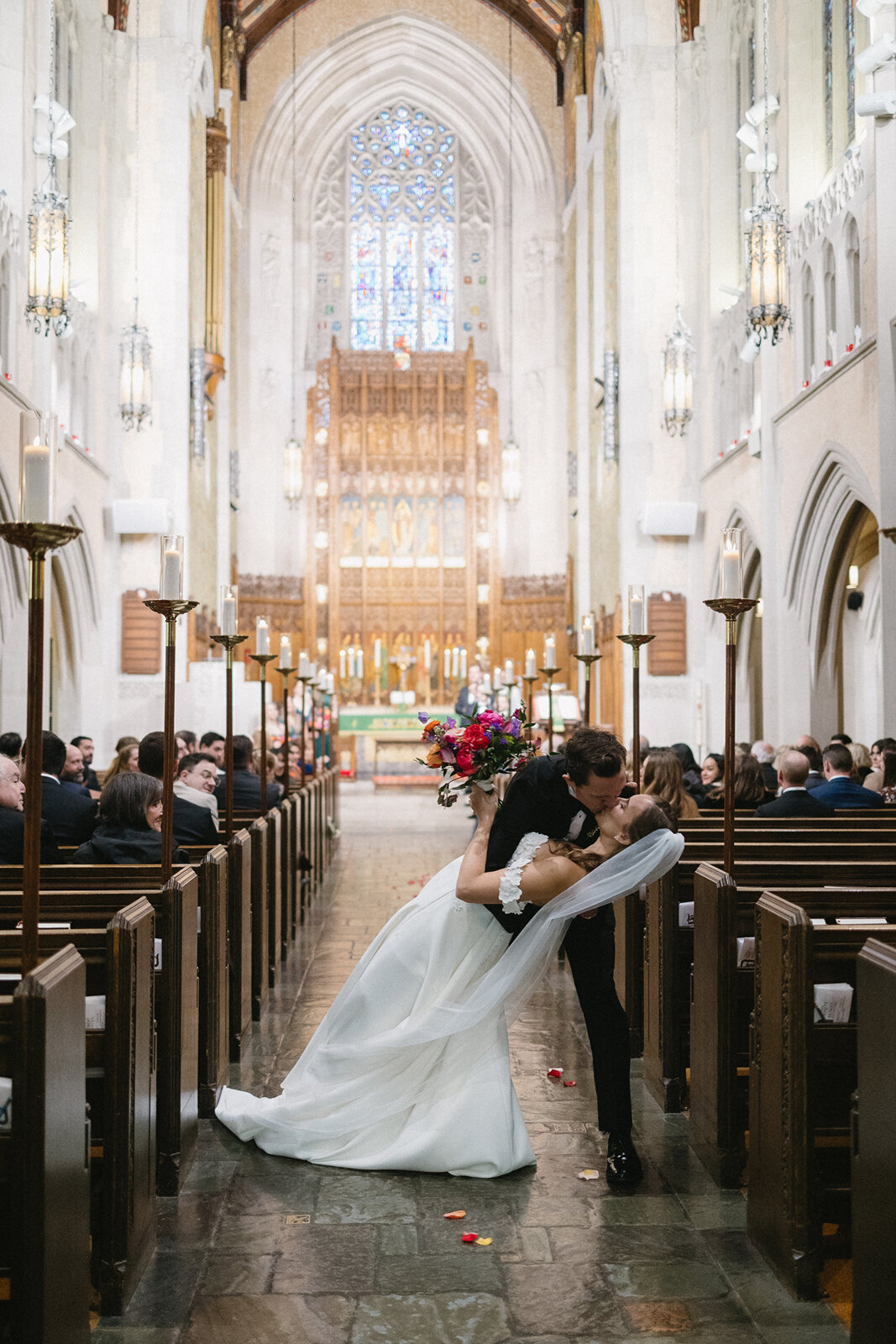 bride-and-groom-cathedral-wedding-detroit
