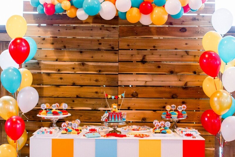 Circus Themed 1st Birthday Indianapolis Party Planner_0064