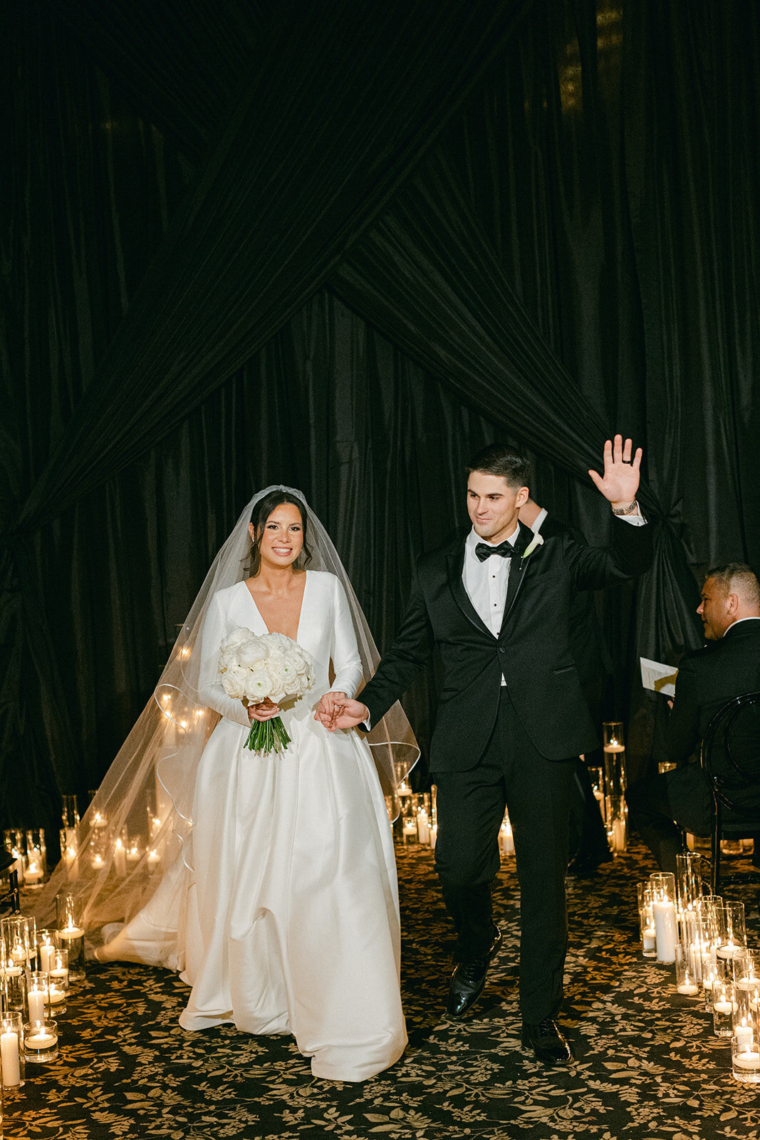 Romantic wedding reception at The Pennsylvanian, iconic Pittsburgh wedding venue