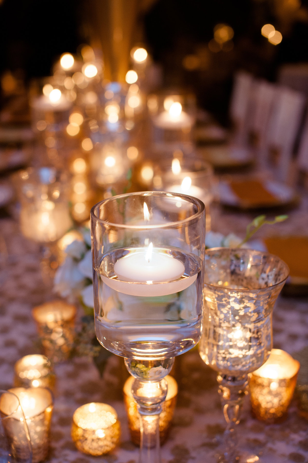 candles luxury wedding