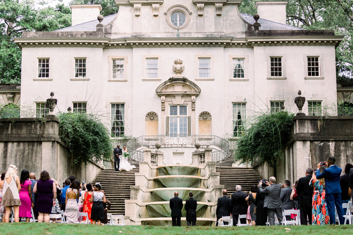 A joyful, romantic wedding at the Historic Swan House in Atlanta, Georgia.