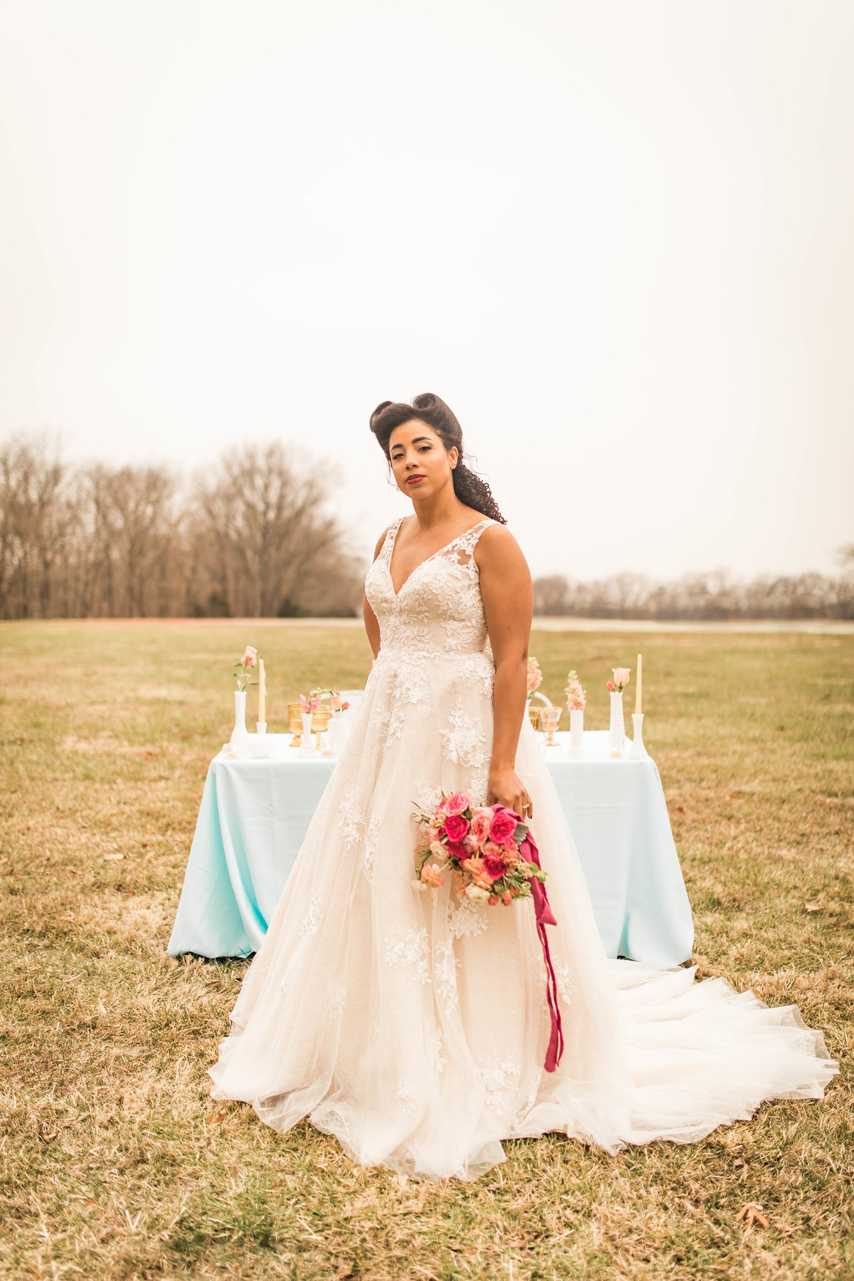 Retro Styled Shoot - Sophia and Andrew - St Louis Wedding Photographer - Allison Slater Photography 112