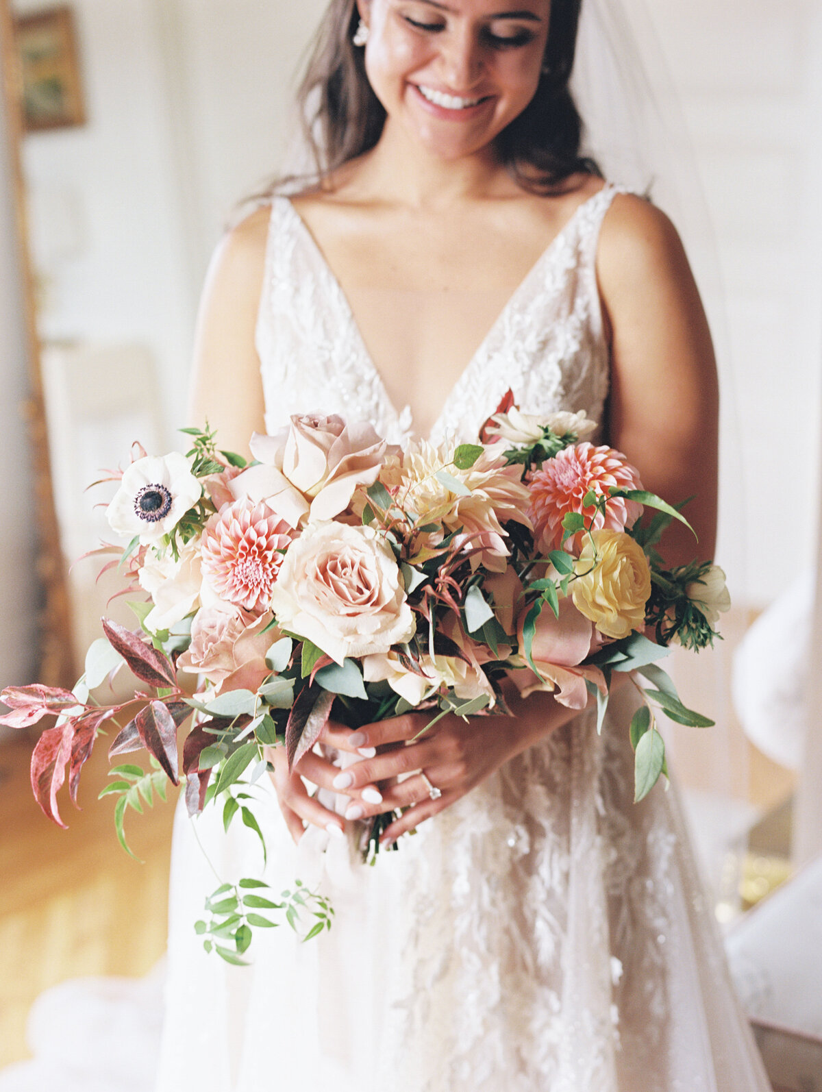 brides bouquet by Wild Dahlia Florals