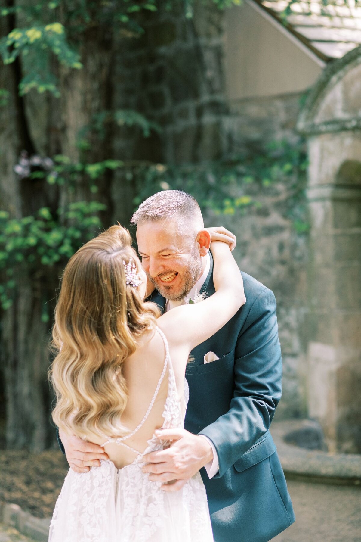 Wedding hug