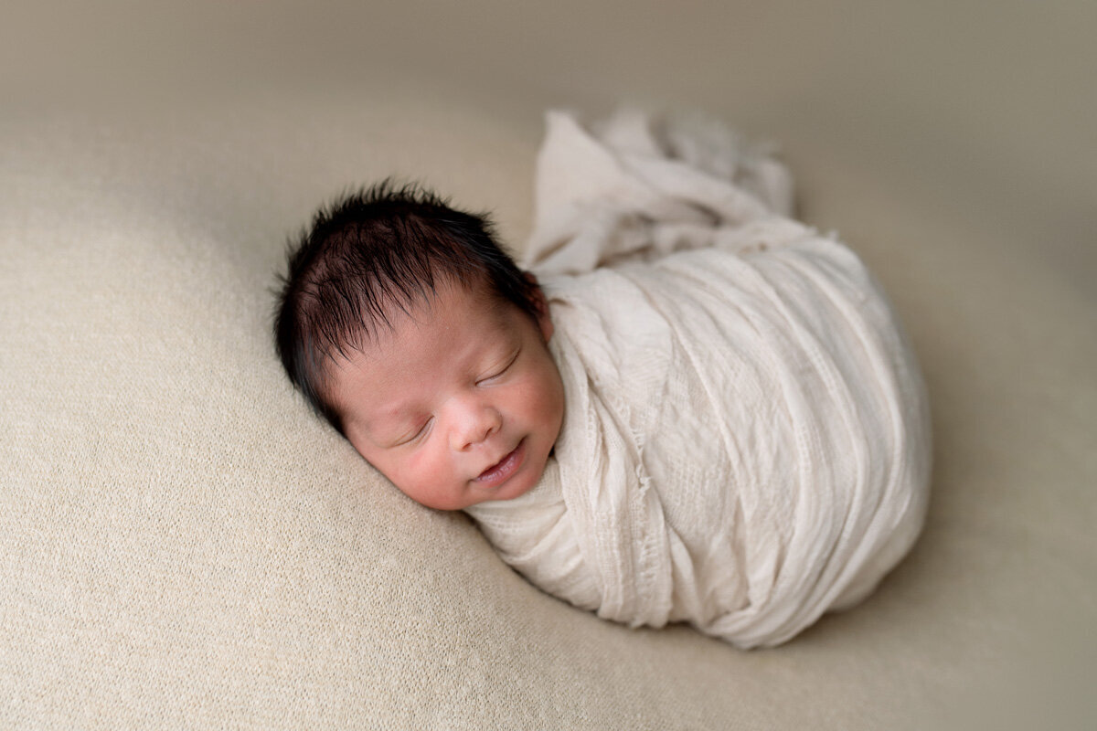 Newborn session of baby boy