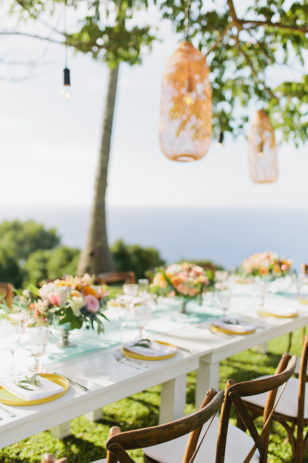 Intimate Cliffside Hawaiian Wedding Dinner_1