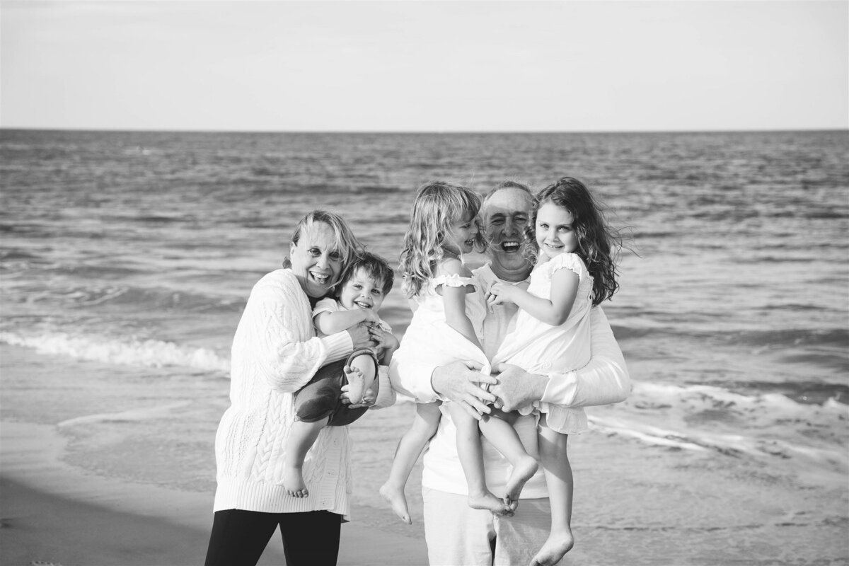 Grandparents Grandchildren Grandkids Bethany Beach Lewes Fenwick Delaware Beach Laughter Extended Session Ocean
