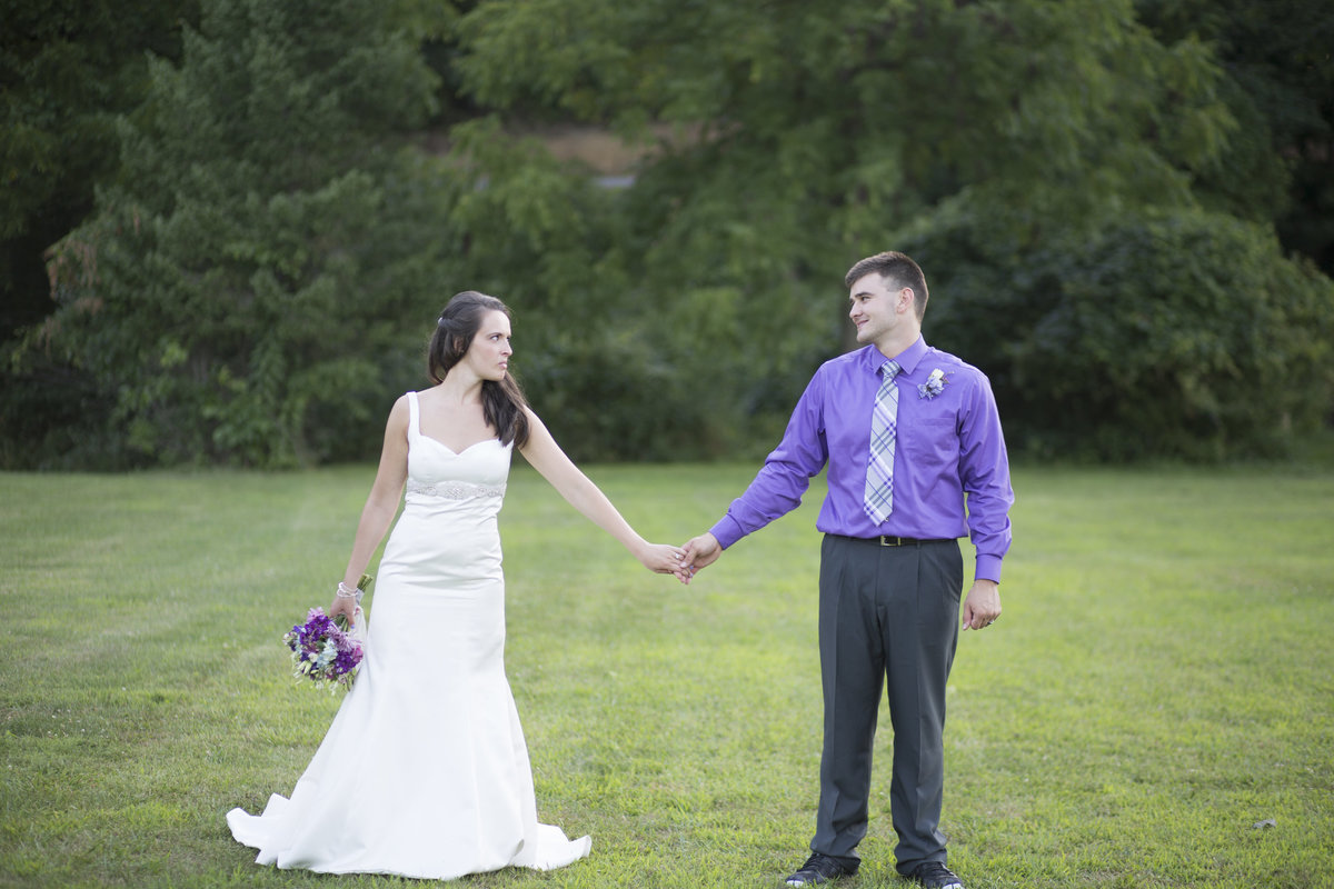 Jordan and Kelcee have an outoor Pittsburgh Pa Wedding at a family home.