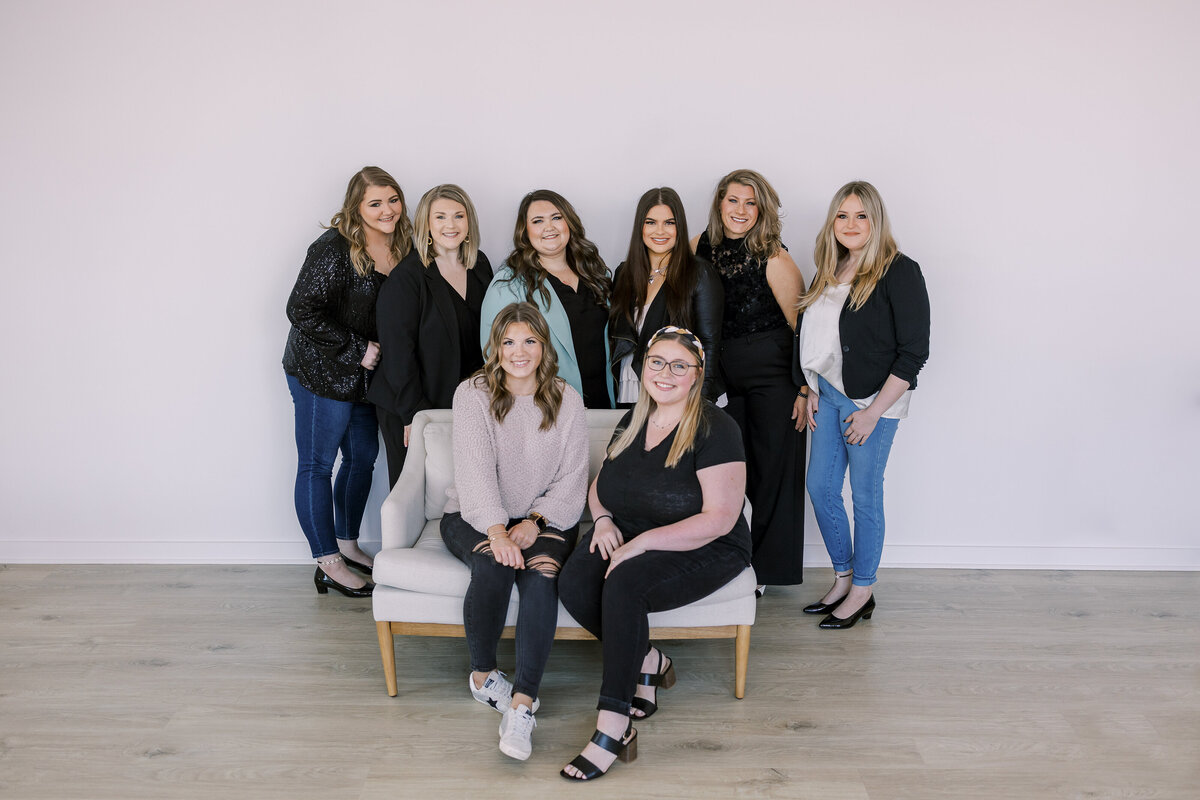 Meet your dream bridal beauty team! Our flawless squad is here to make your wedding day shine. From timeless makeup to elegant hair styling, our experts are dedicated to making you look and feel like a radiant bride.