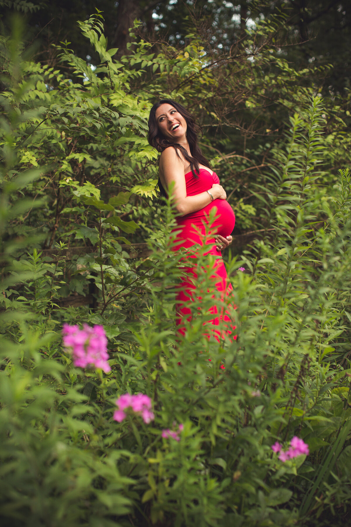 epic maternity photo shoot in Knoxville