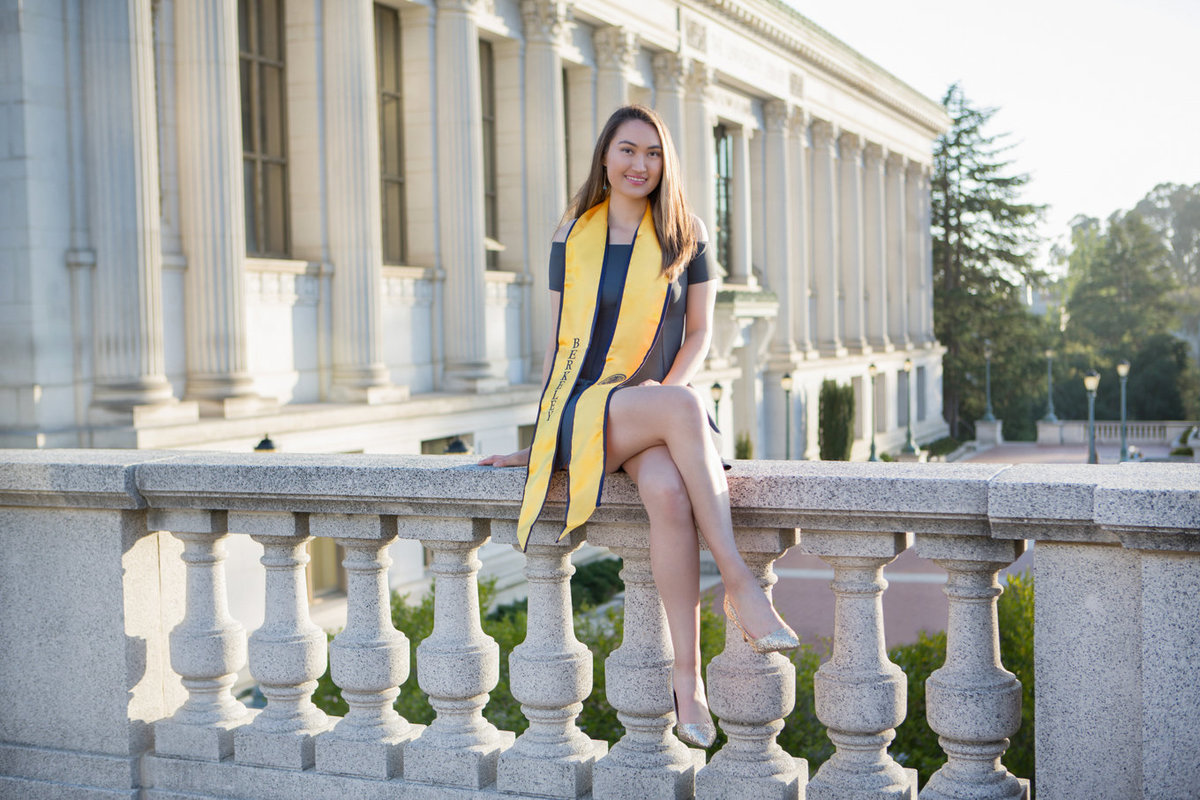 Senior Girl Portrait Graduate at UC Berkeley