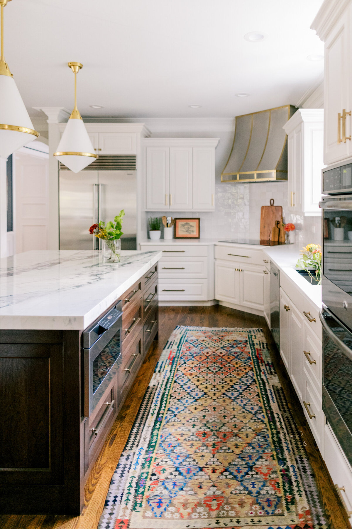 A beautiful kitchen in a historic Glen Ellyn home designed by The Modern Shag