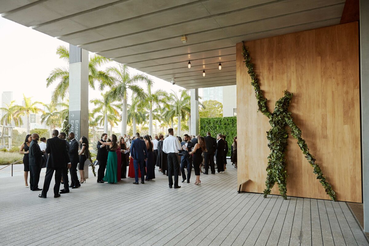 Miami Perez Art Museum Wedding Ceremony Guest Arrival