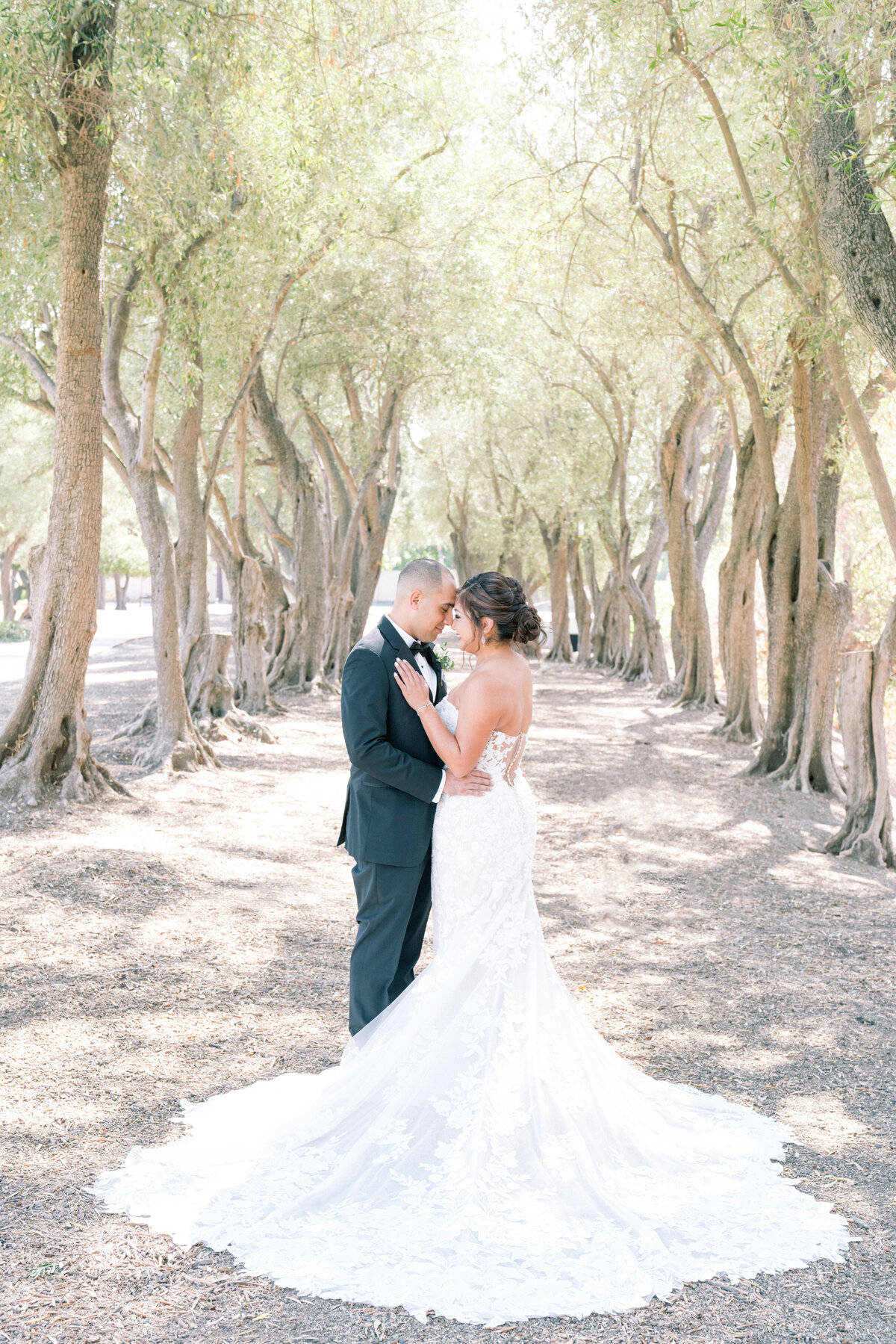 bridal portrait Outdoor Bay Area Wedding Couple alviso adobe park milpitas ca