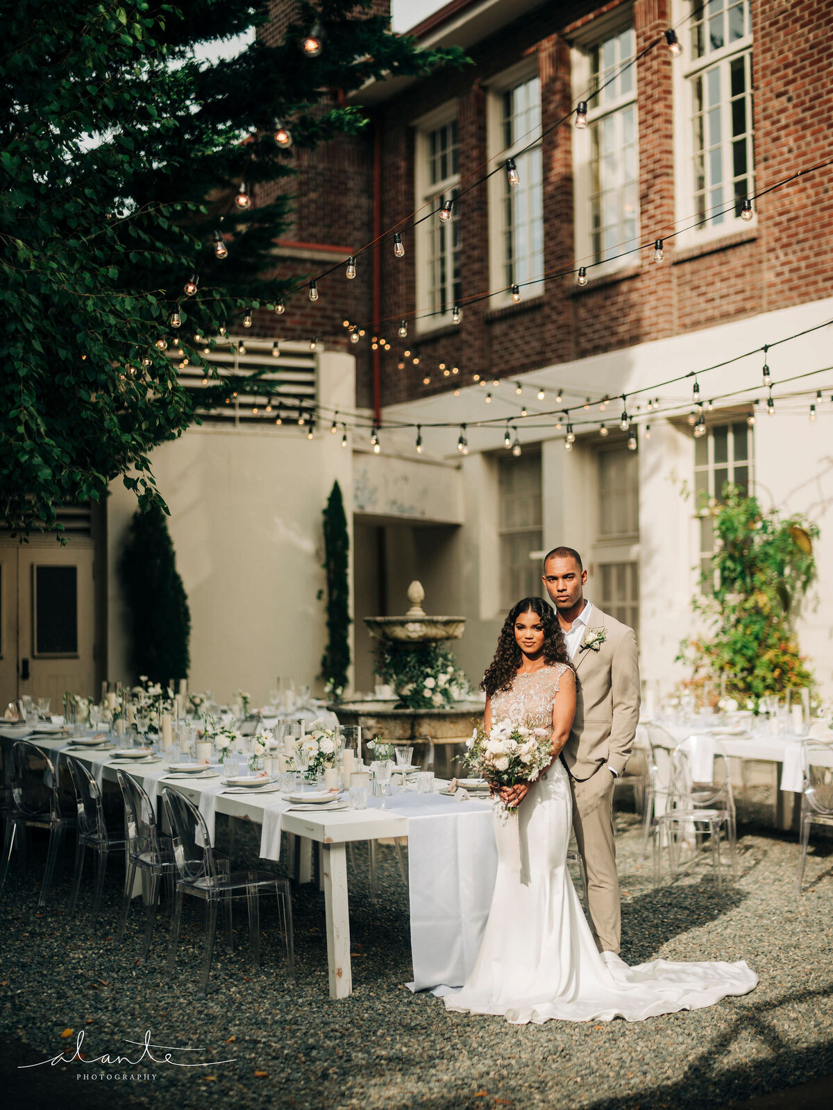Modern Chateau Wedding at The Hall at Fauntleroy - 17